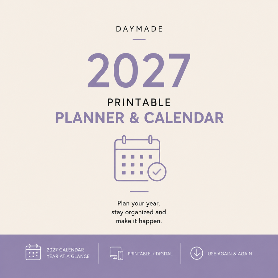 2027 Planner & Calendar