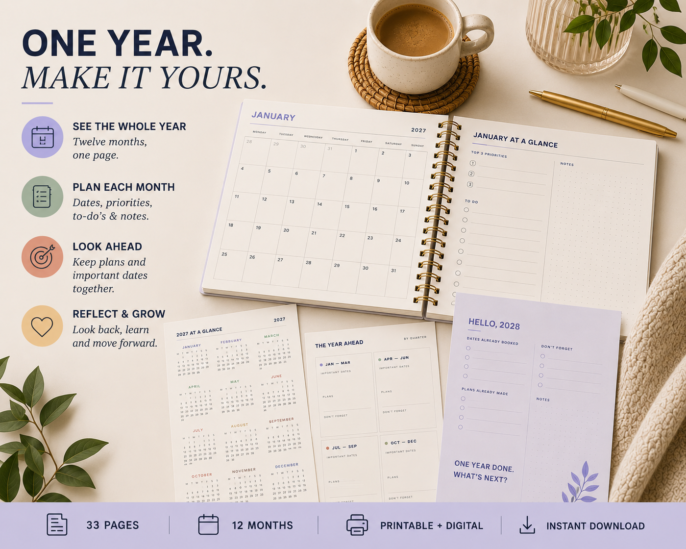 2027 Planner & Calendar